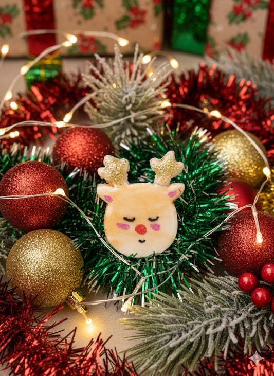 Broche Renne de Noël