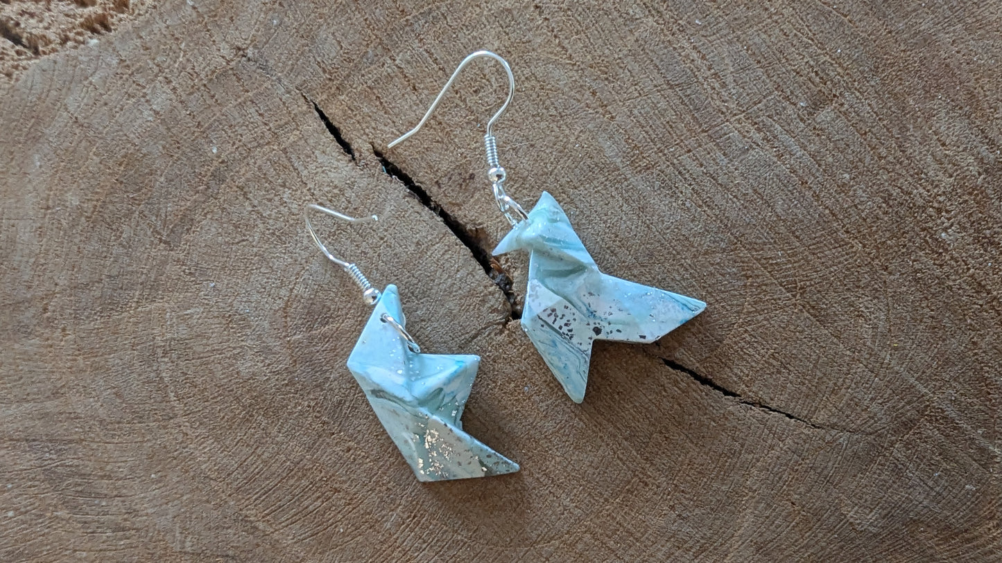 Boucles d'oreilles ASYM origami