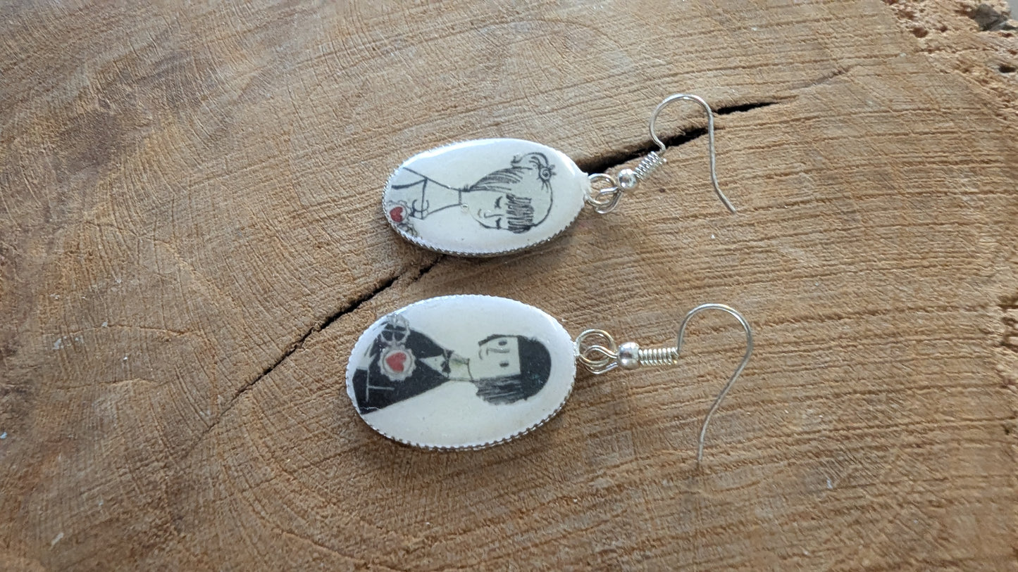 Boucles d'oreilles AMOUREUX