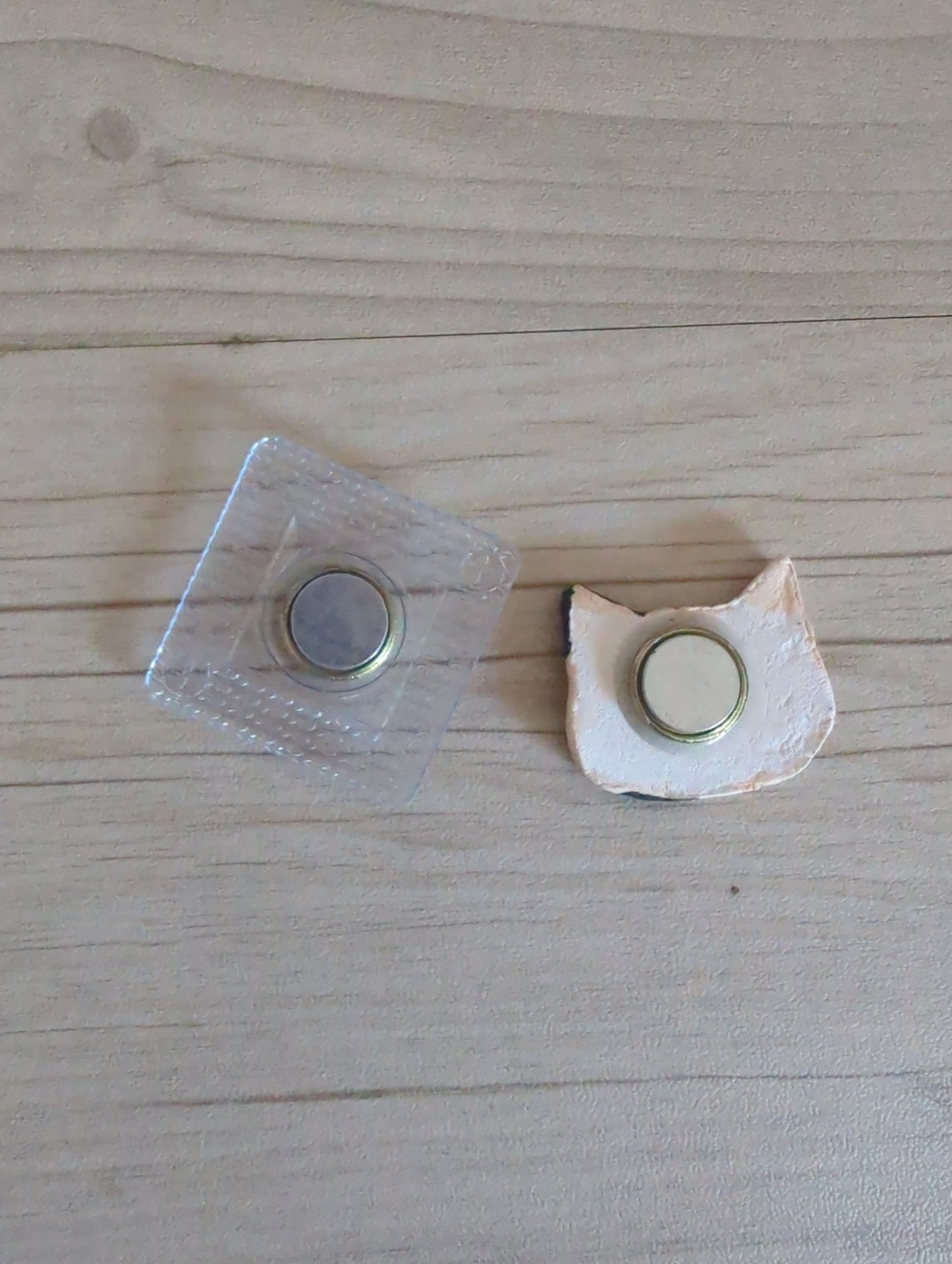 Pin's aimanté chat marron