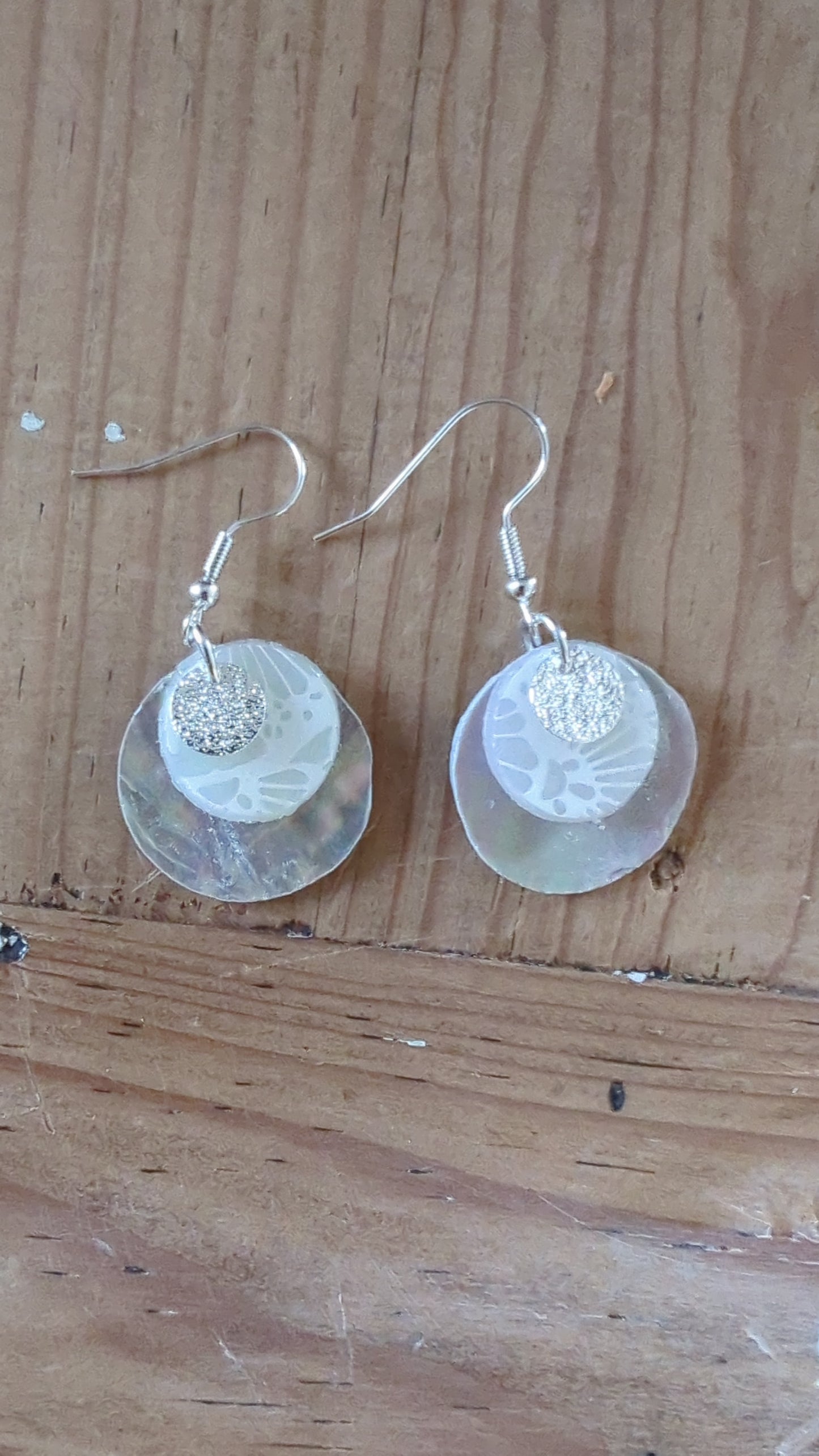 Boucles d'oreilles Nacre d'ormeaux