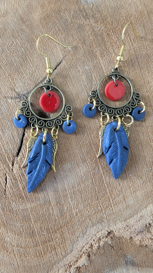 Boucles d'oreilles APACHE