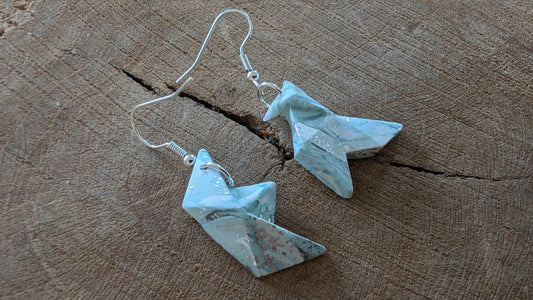 Boucles d'oreilles ASYM origami